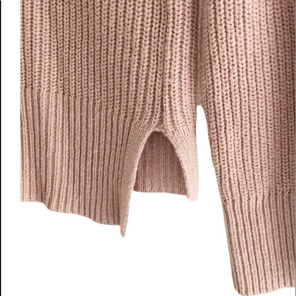 Madewell Patch Pocket Knit Pullover Sweater Blush Pink Size - Picture 9 of 11